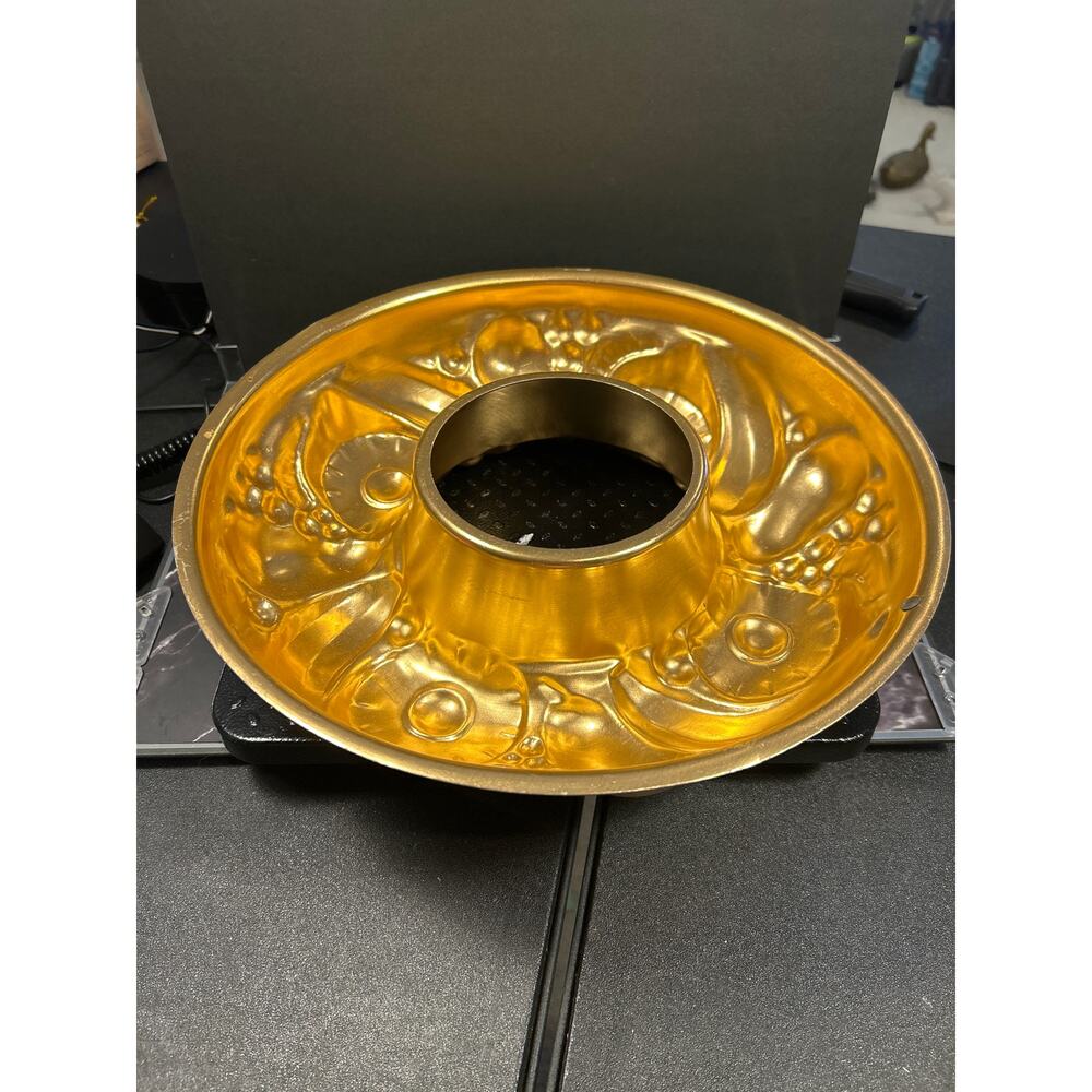Vintage Copper Tone Aluminum Jello Mold - Picture 4 of 4